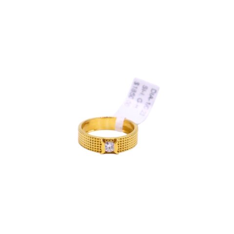18K Diamond Ring Mens